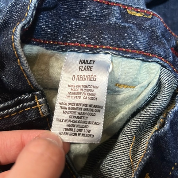 1. Aéropostale Flared Jeans 👖 size00 - Picture 3 of 3